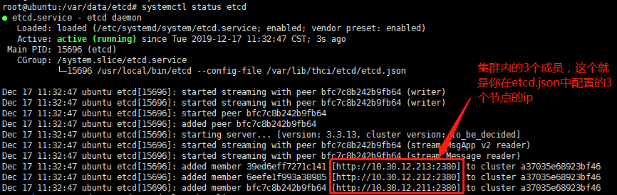 节点服务启动成功