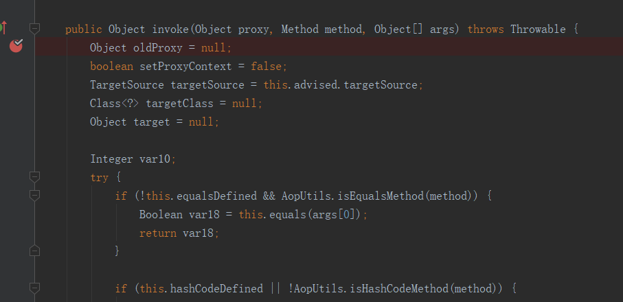 JdkDynamicAopProxy对象