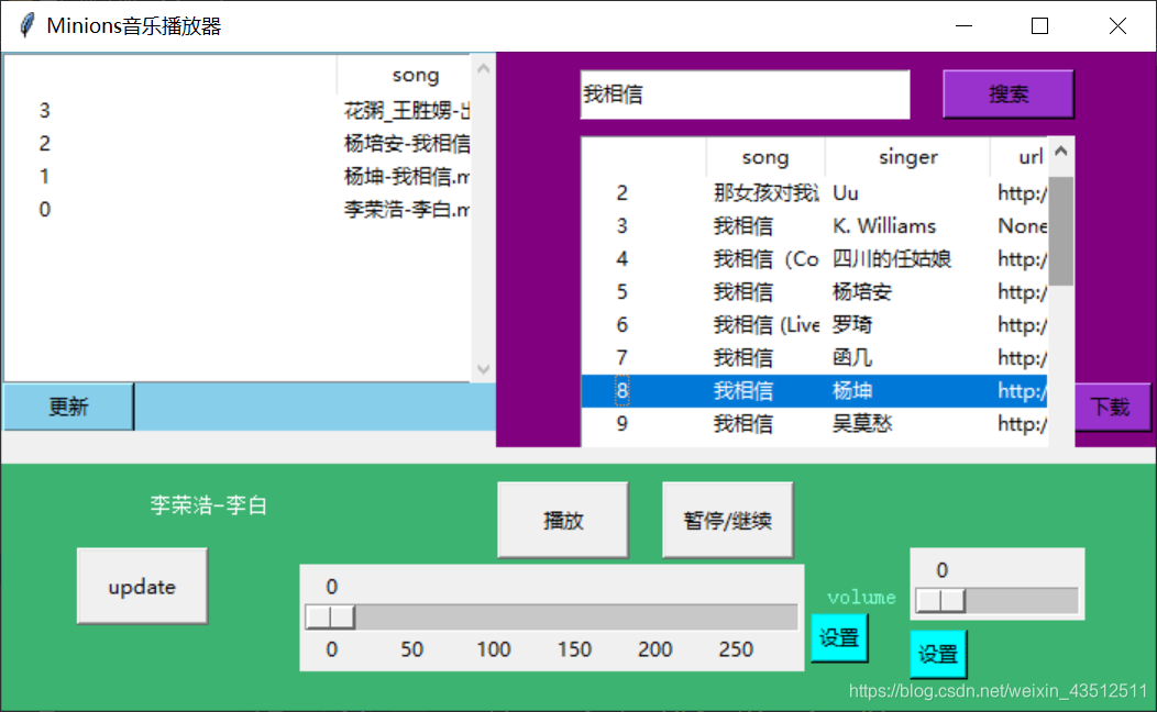 有界面的python音乐播放器(可下载音乐)_self.musicad.src-CSDN博客