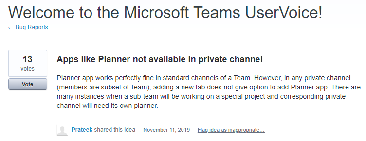 Microsoft Teams无法在private Channel 专用频道中创建planner 选项卡 Dp2的博客 Csdn博客