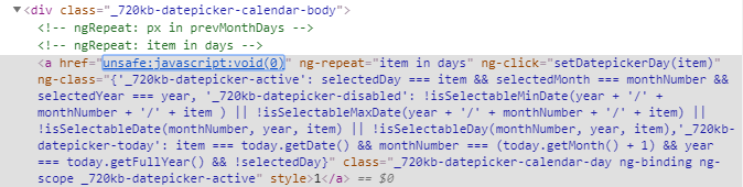 Angular A标签unsafe Javascript Void 0 Safari功能异常ahrefsanitizationwhitelist 康一夏忙中偷闲的日子 程序员信息网 程序员信息网