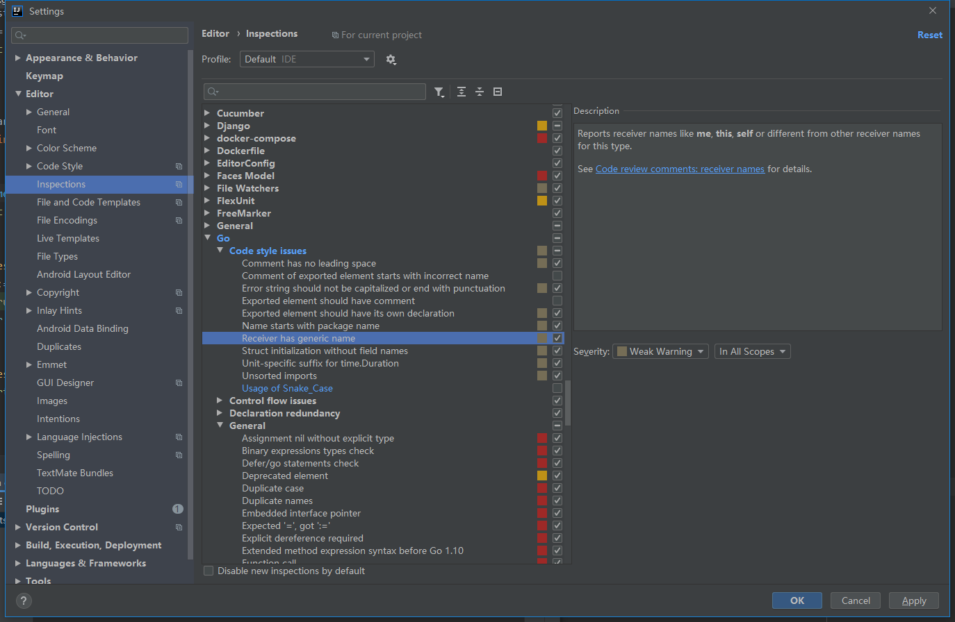 golang Receiver has generic name 问题解决_receiver has a generic nameCSDN博客
