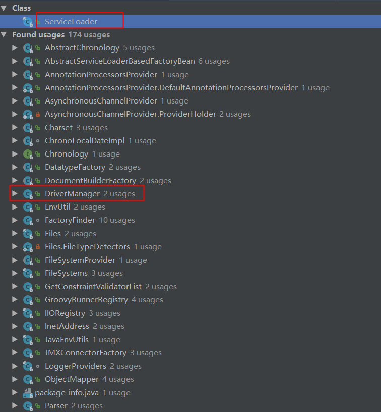 META-INF/service搜索​​​​​​