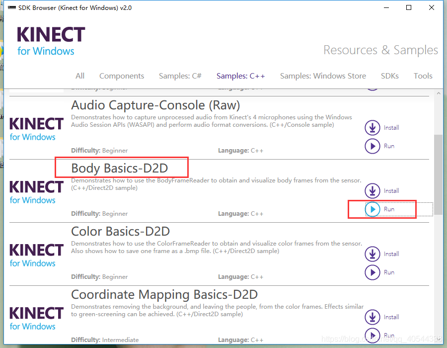 Kinect for Windows SDK 2.0的使用_kinect2.0 sdk使用教程-CSDN博客