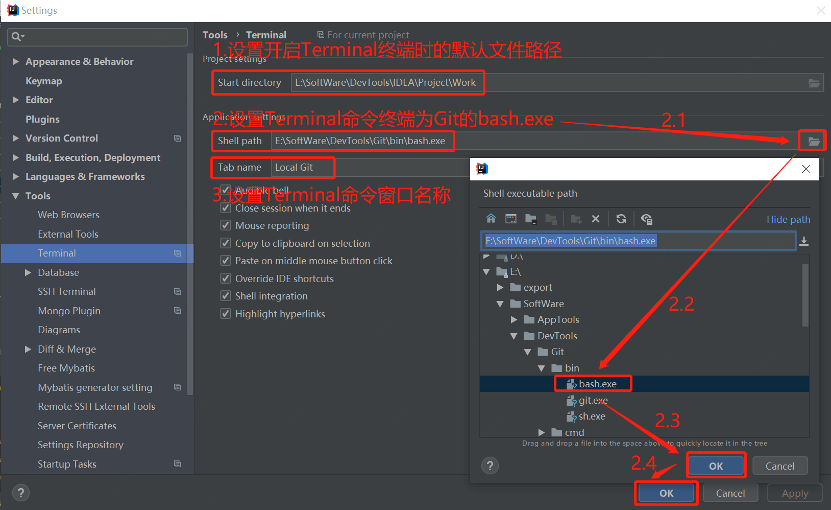 set gid linux terminal