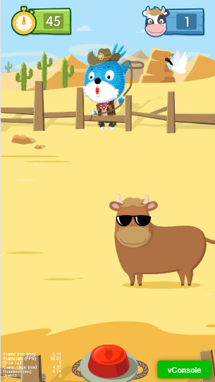 cocoscreator小游戏案例之趣味套牛