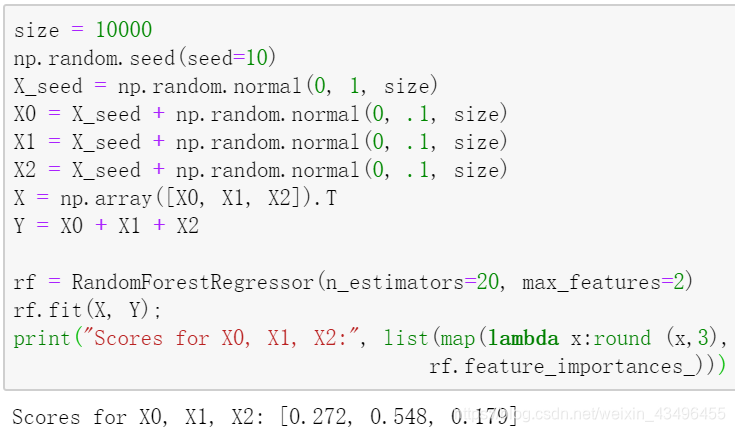 利用sklearn进行特征选择