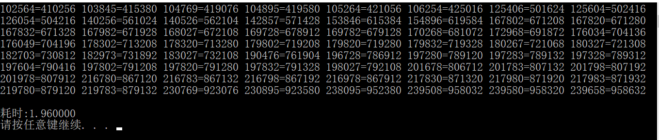 C++包含整数各位重组