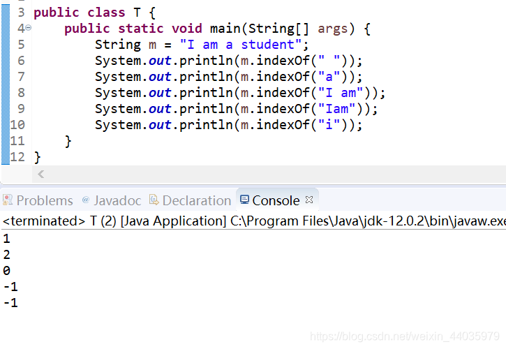 java中关于indexOf()函数和lastIndexOf()函数的使用方法_难舍*的博客-CSDN博客