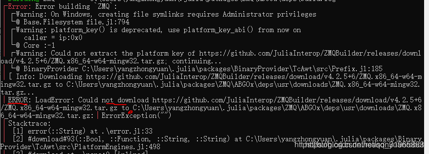 Jupyter 中添加 Julia——详细(包括编译错误解决办法)_pkg.add(