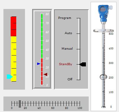 模拟仪器仪表ActiveX(OCX)控件 - 线性指针表（Liner Gauge）介绍及下载地址