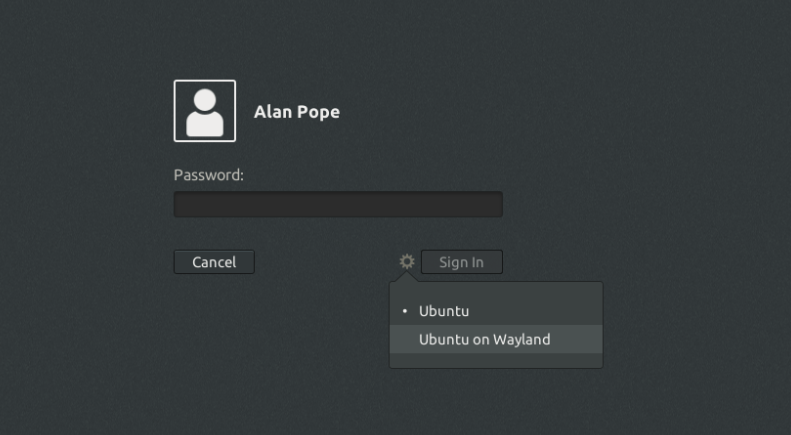 ubuntu登录选择显示服务器