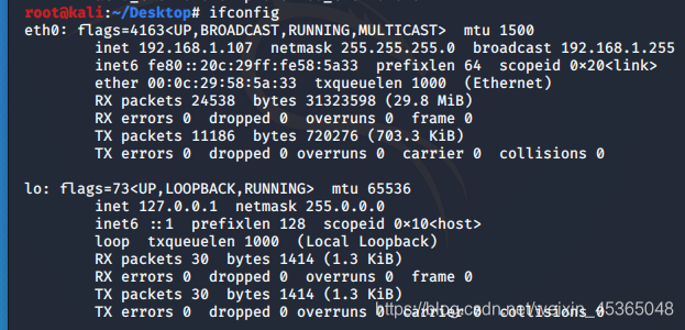 linux查看当前ip