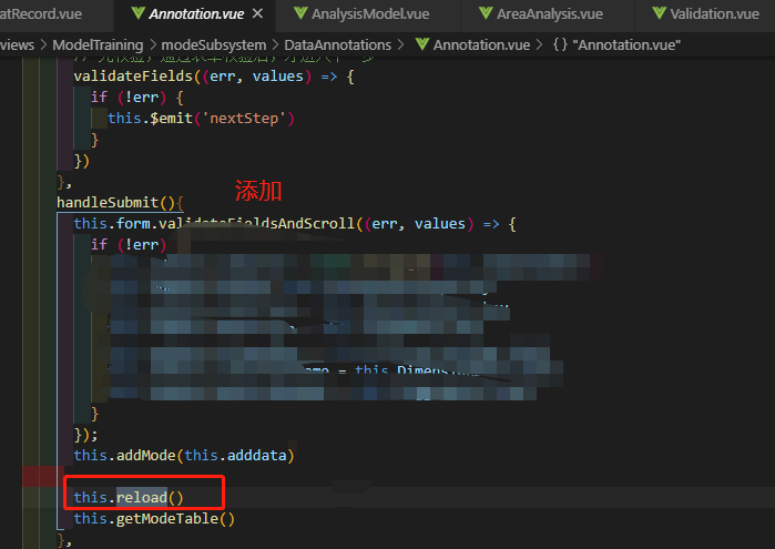 Refresh problem of table form submission data in ant design ...