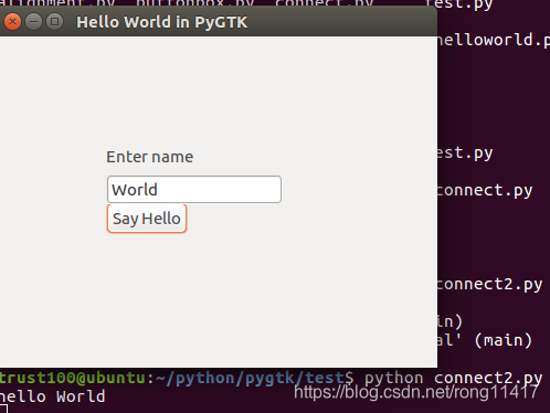 【python】【Linux】PyGTK模块的使用-PyGTK 事件处理【八】_gtk确定按钮不生效-CSDN博客