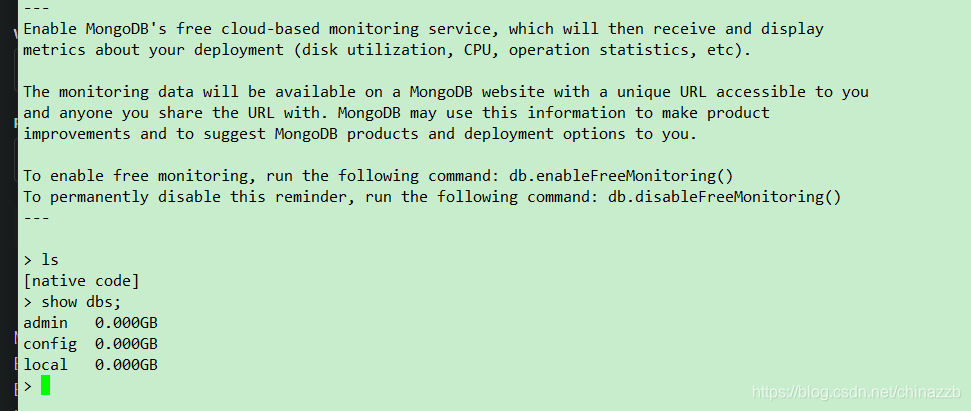 mongodb-shell-test