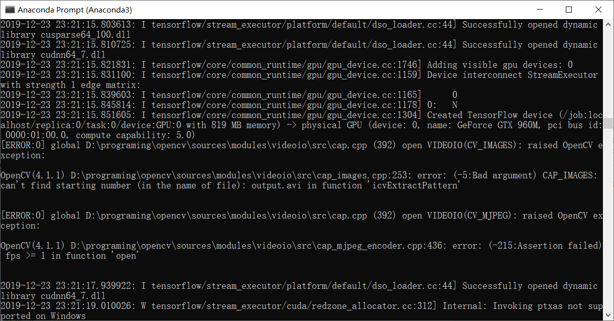 python opencv 无法写入视频的一种报错_can't find starting number (in the name of