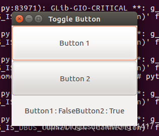 【python】【Linux】PyGTK模块的使用-PyGTK ToggleButton类 【十六】_togglebutton python ...