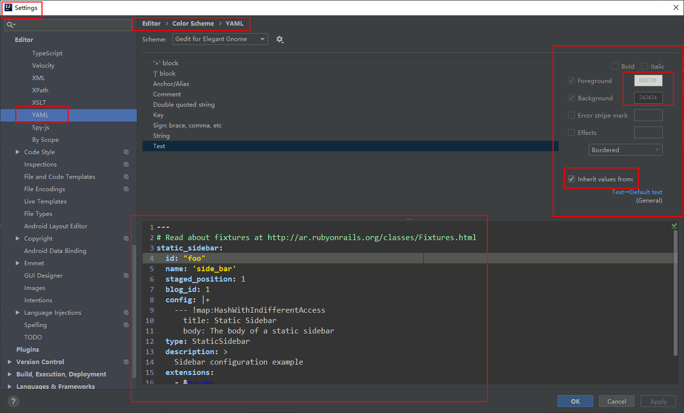 修改YAML/YML文件的字体颜色_aceeditor显示yaml颜色CSDN博客