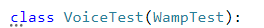 TypeError: Cannot create a consistent method resolution order (MRO) for bases WampTest, MusicTest