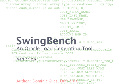 Oracle pressure testing tool swingbench - Programmer Sought