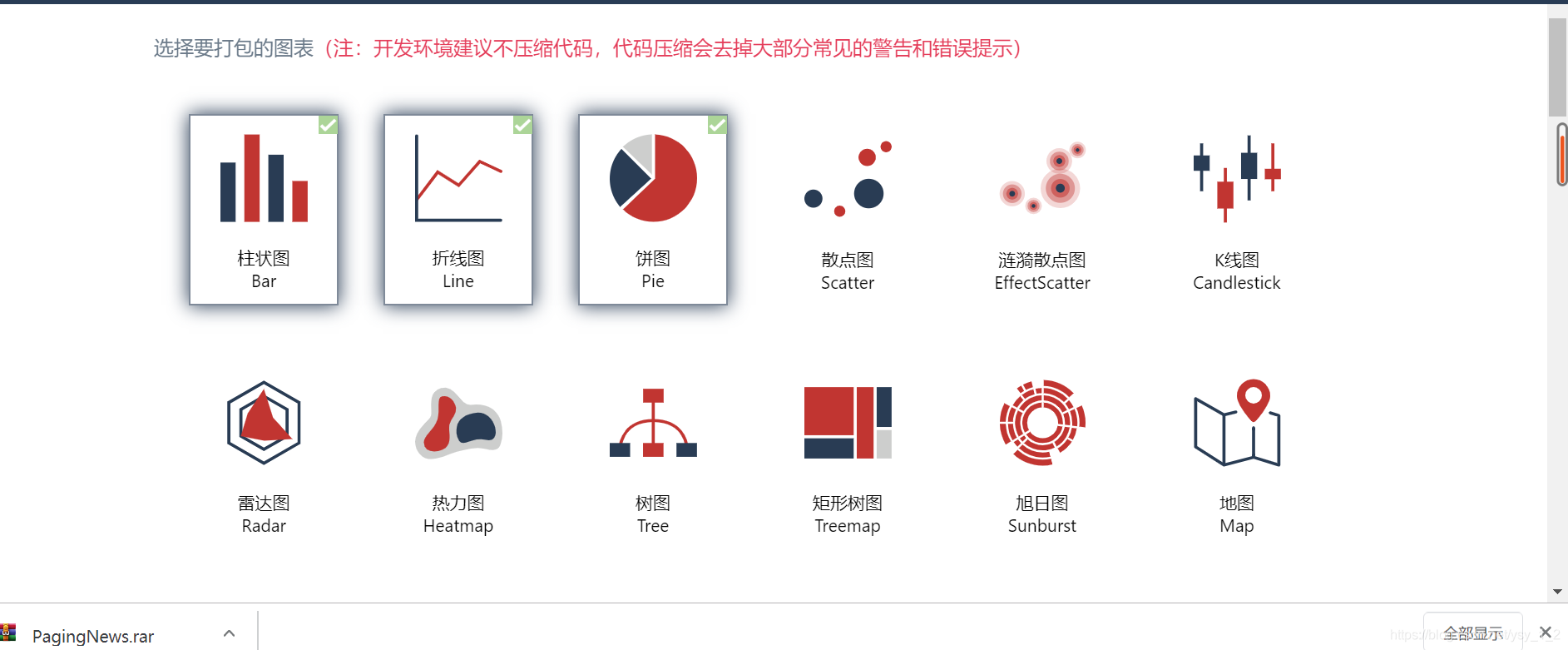 点击各类图片下载