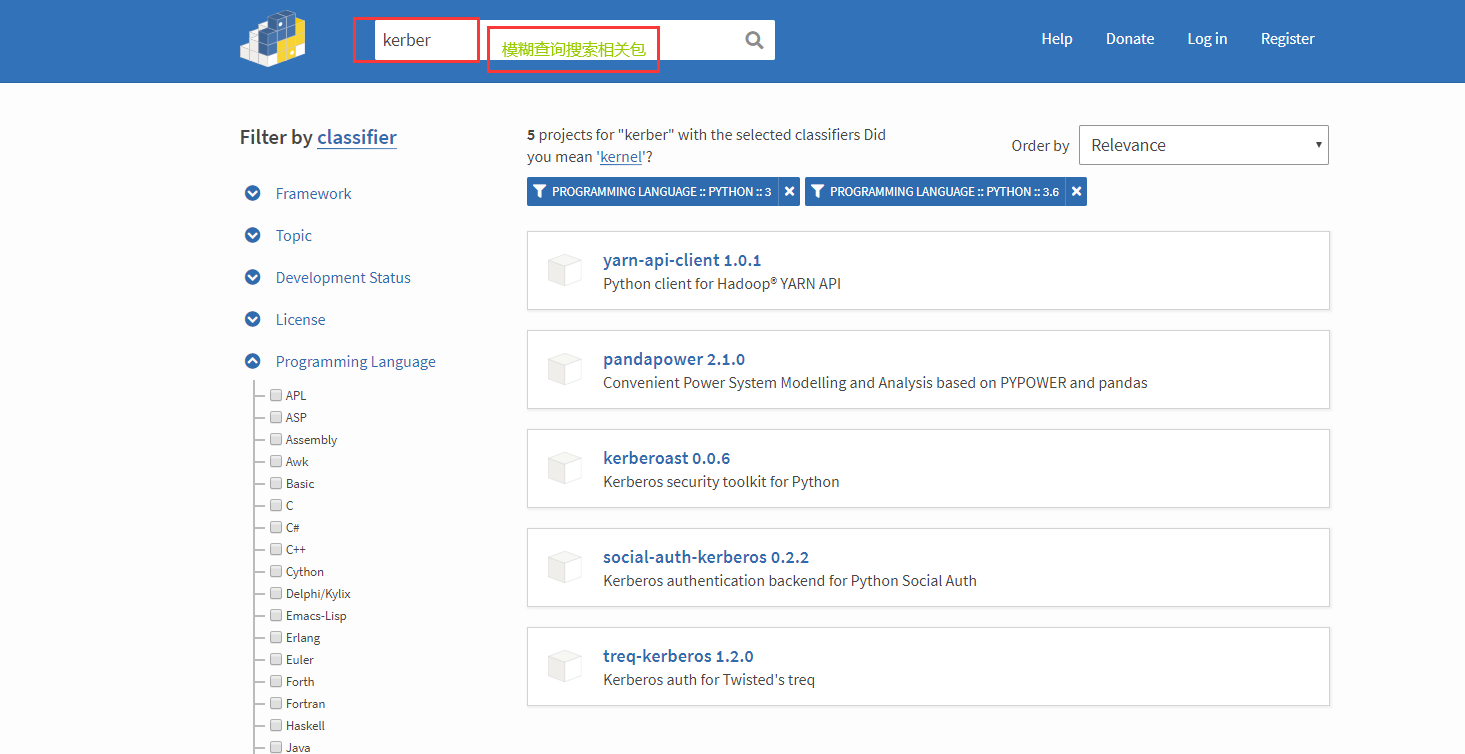 Python定位匹配包的版本进行查找_pypi.org 搜索匹配-CSDN博客