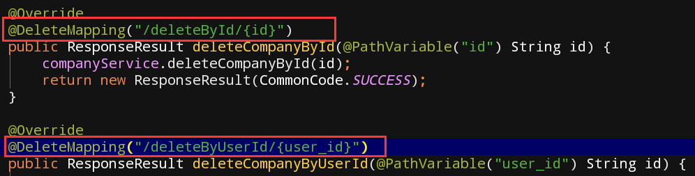 Java 关于报错mbiguous handler methods mapped for HTTP path '