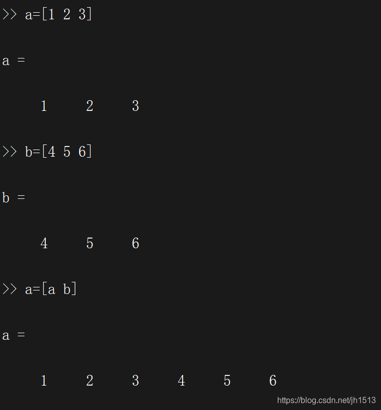 matlab拼接数组/数组连接/末尾添加数组/append_matlab append-CSDN博客
