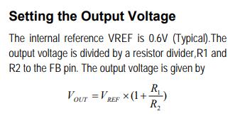 输出电压计算公式