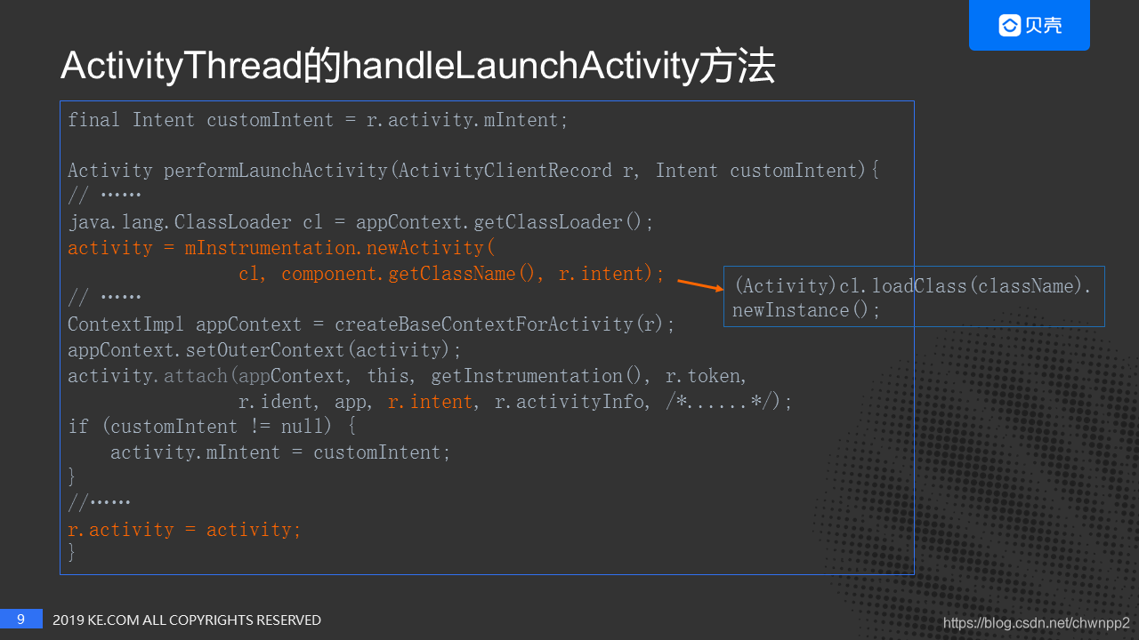 handleLaunchActivity方法实现