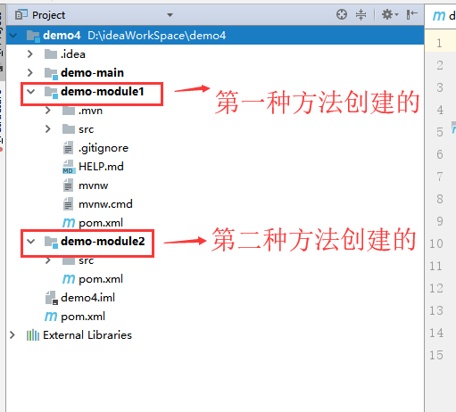 idea spring boot multi-module project creation - Programmer Sought