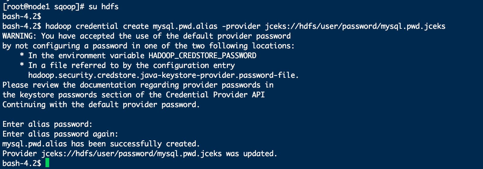 sqoop 4种密码使用模式_sqoop连接用密钥CSDN博客
