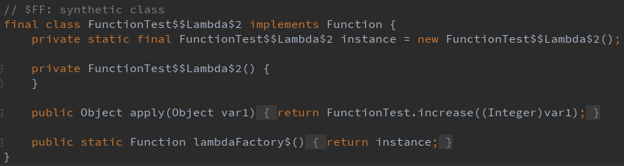 静态方法作为Function函数式接口