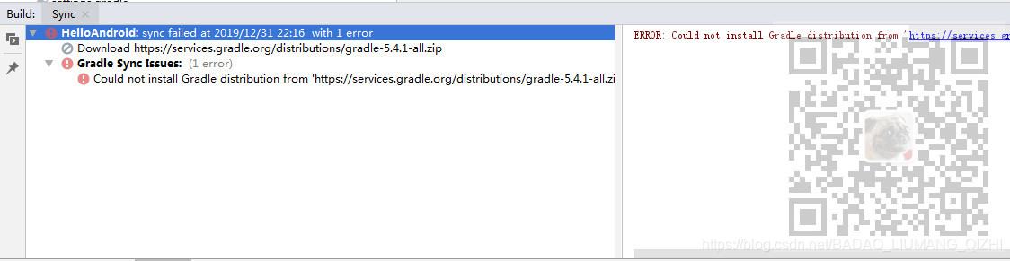 could not install gradle distribution from ‘https:... AndroidStudio报错:GradleSyncIssues-Could not install Gradle distribution ...