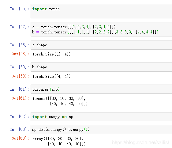 numpy.dot与pytorch.dot的等价性_np.dot torch.dot-CSDN博客