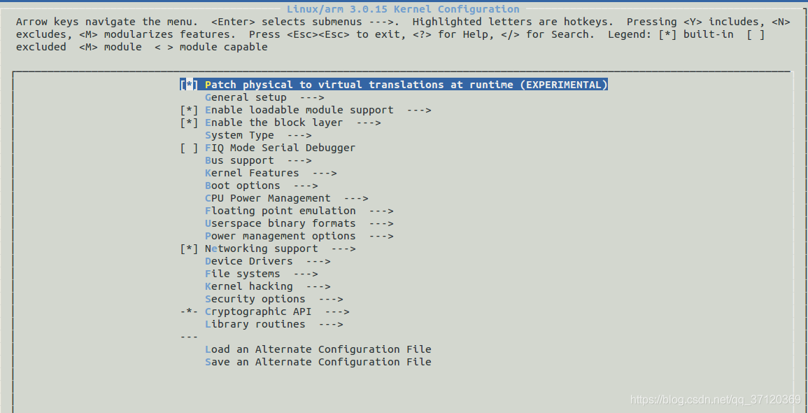 采用make menuconfig配置Linux内核常用选项解读(一)_make menuconfig 里kernel features在哪里 ...