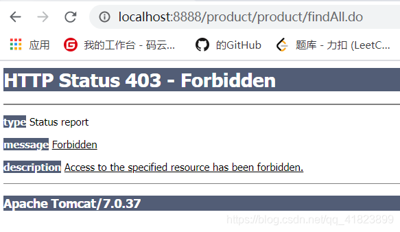 spring-security 中出现HTTP Status 403 - Forbidden错误_status forbidden-CSDN博客