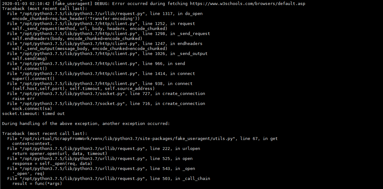 python fake_useragent 报错问题解决方法_python 下载useragent 找不到-CSDN博客