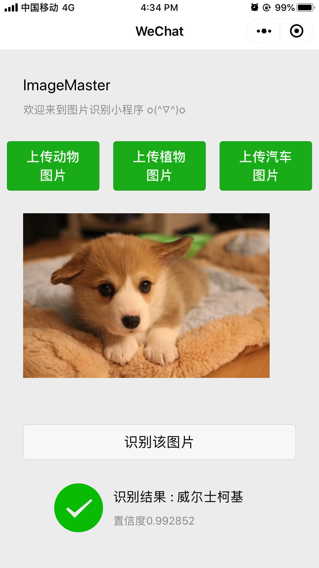 微信小程序——图片识别