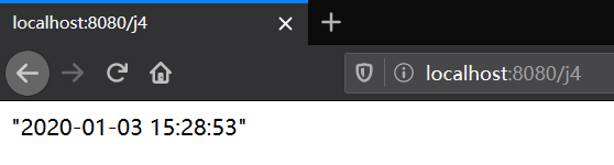 运行结果 : 成功的输出了时间!