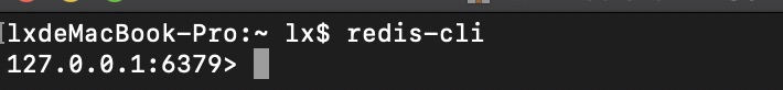 成功进入redis-cli