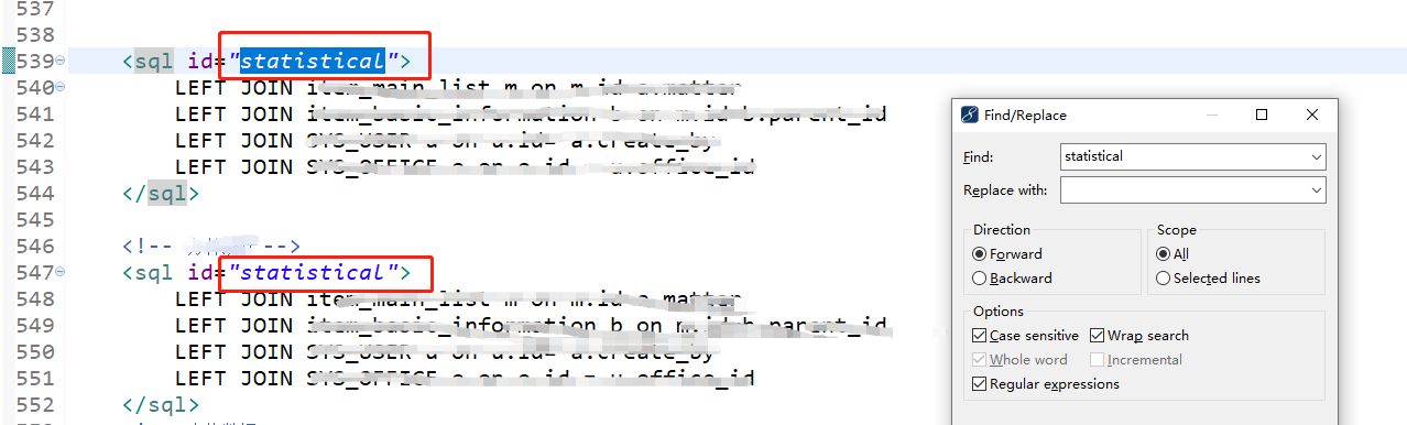 XML fragments parsed from previous mappers already contains value for xxxxxxxx