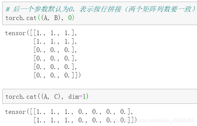 pytorch中的一些函数---torch.cat()、index_select()、torch.gather()_torch.cat中dim ...