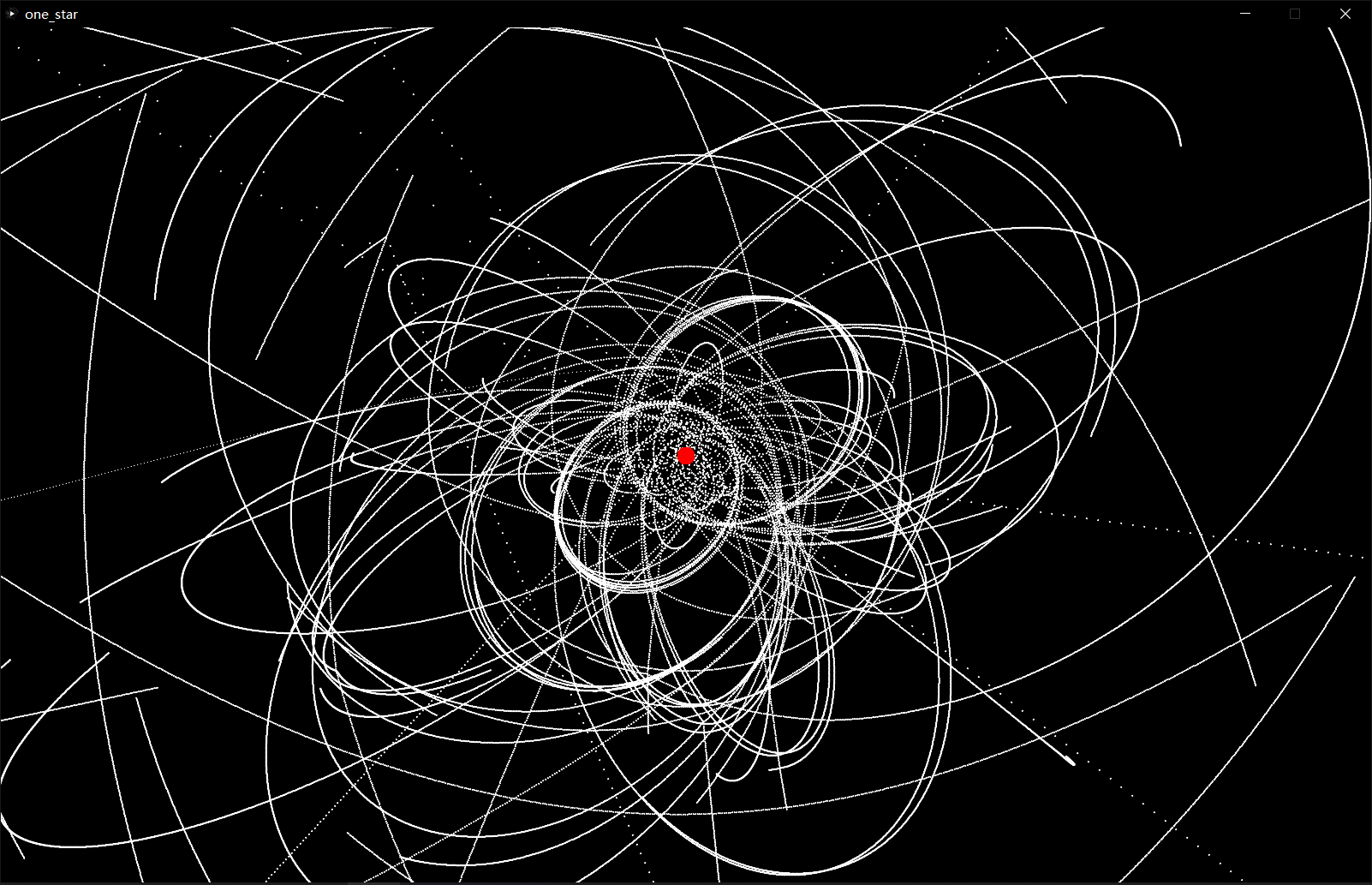创意编程无限宇宙三体星云和轨迹