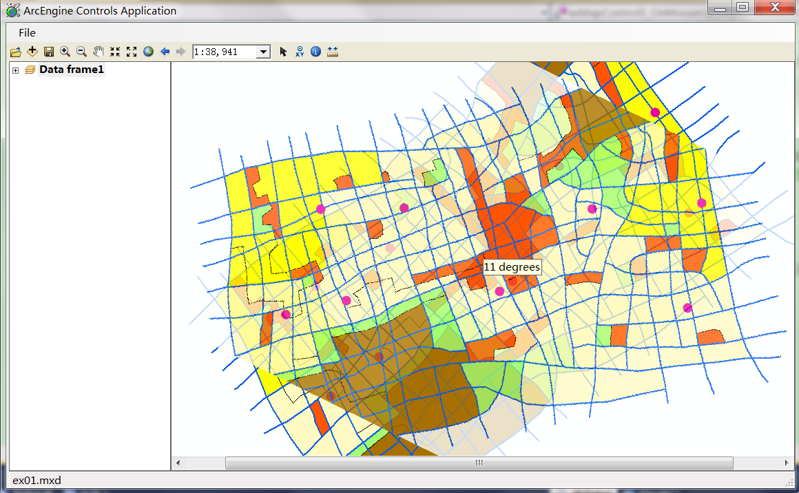基于c的ae二次开发之地图旋转iscreendisplay