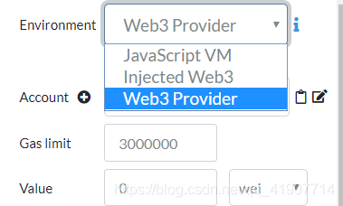 这里选web3 Provider