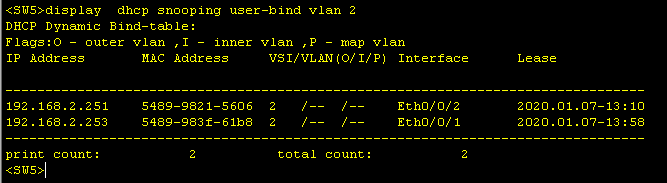 9、中小企业网络架构-扩展配置DHCP Snooping+IPSG