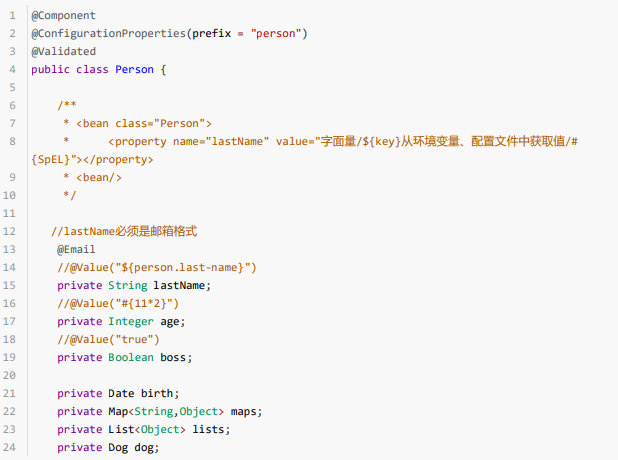 configurationproperties和 value的区别