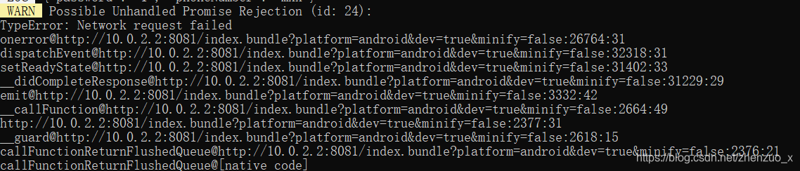 React-native (TypeError: Network request failed)_react native ...